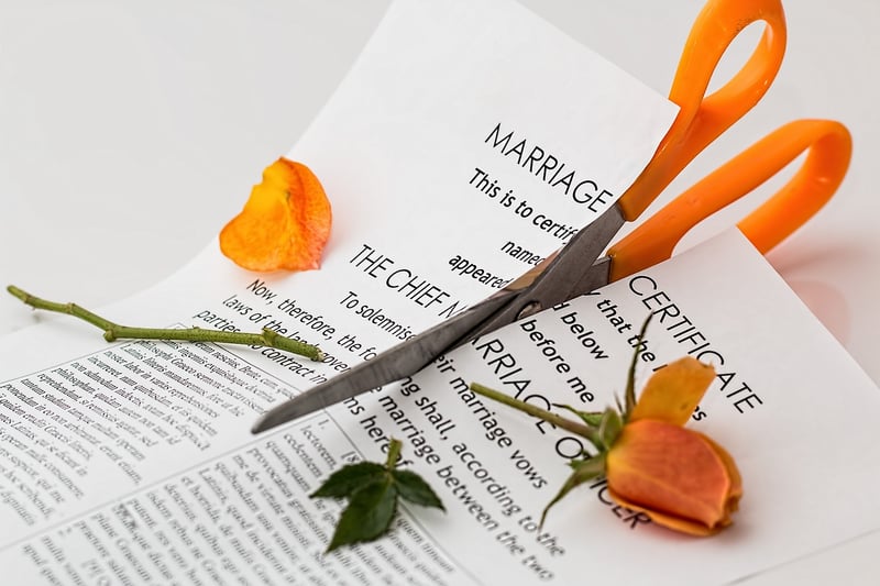 Divorce and separation concept